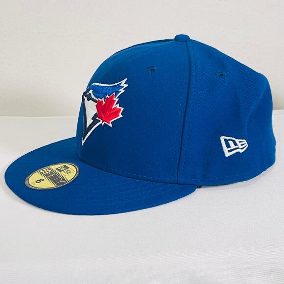 Toronto Blue Jays Hat New Era 59Fifty On Field Fitted Game Cap MLB Men's 8 NWT - Picture 9 of 9
